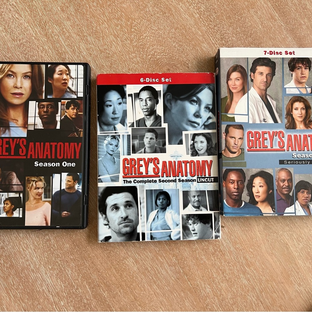 Grey's Anatomy seasons 1-3 DVD Box Set Collection